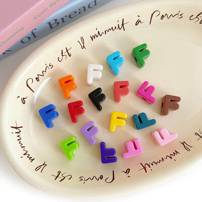 Opaque Acrylic European Beads