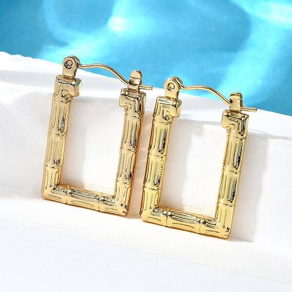 304 Stainless Steel Hoop Earrings for Women