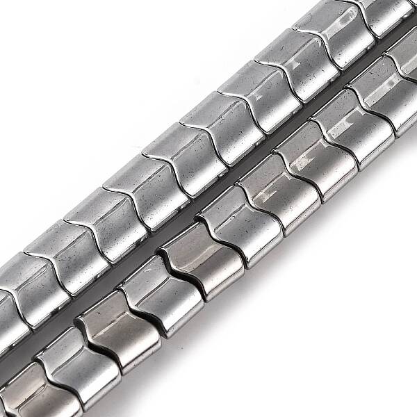 Electroplated Synthetic Non-magnetic Hematite Beads Strands