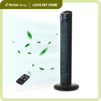 [Not AC]FOHERE Tower Fan, 36 Oscillating Tower Fan with Remote Control, All Season High-Velocity Fan and Heater Combo Safet...