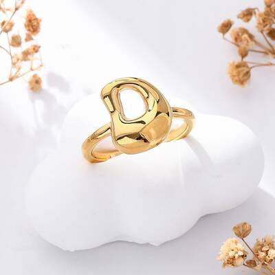 304 Stainless Steel Open Cuff Rings for Women