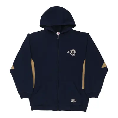 Age 13-14 St. Louis Rams Nfl Hoodie - Large Navy Cotton