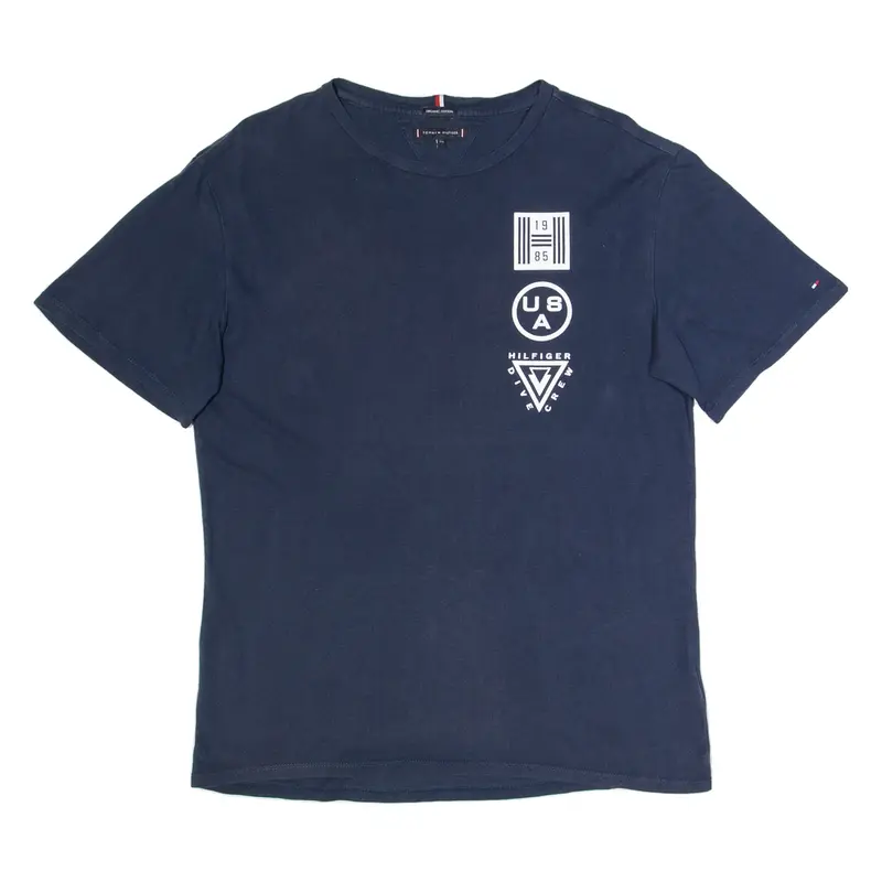 TOMMY HILFIGER Boys T-Shirt Blue L