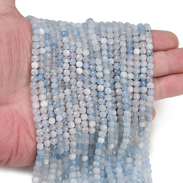 Natural Aquamarine Beads Strands