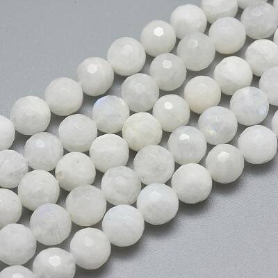 Natural Rainbow Moonstone Beads Strands