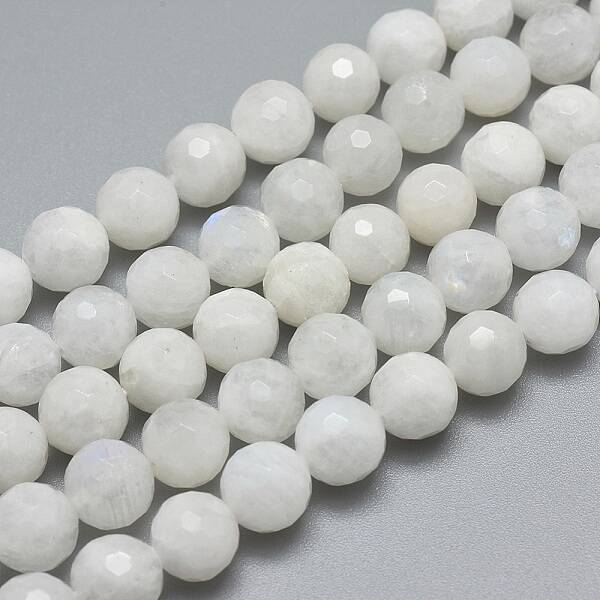 Natural Rainbow Moonstone Beads Strands