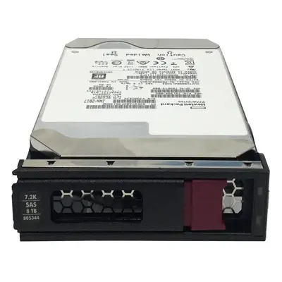 805344-001 HP 8TB 7200RPM SAS 12GB/s Hot-Pluggable 3.5-Inch LPc Hard Drive for ProLiant Gen10/Gen10+/Gen11 Servers