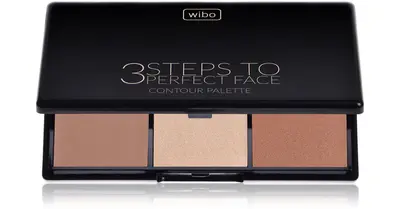 Wibo 3 Steps To Perfect Dark face contouring palette 10 g