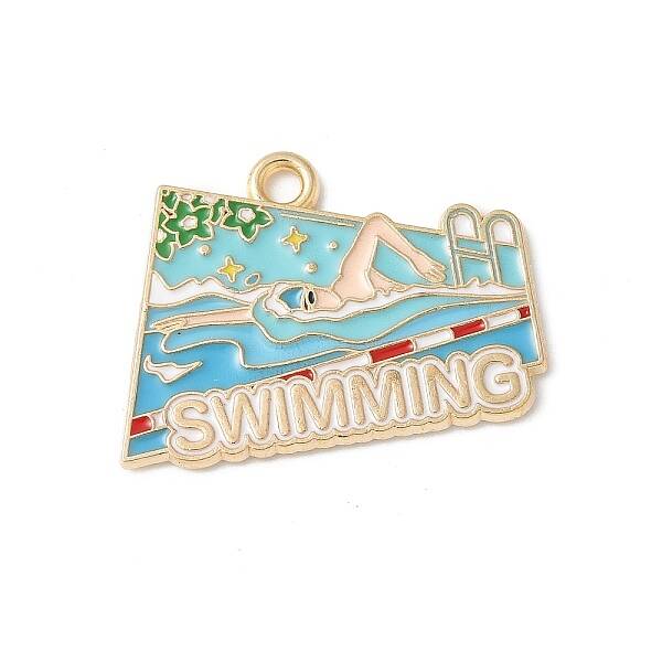Alloy Enamel Pendants