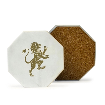 50 Customized Marble Octagon Coaster (single) - Natural Stone