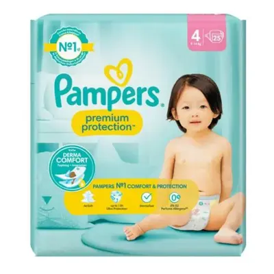 Pampers Premium Protection Size 4 (9-14kg) 25 diapers