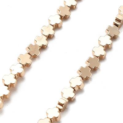 Synthetic Non-magnetic Hematite Beads Strands