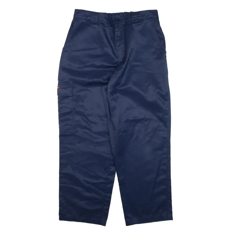 Cargo Workwear Trousers Blue Loose Straight Mens W30 L27