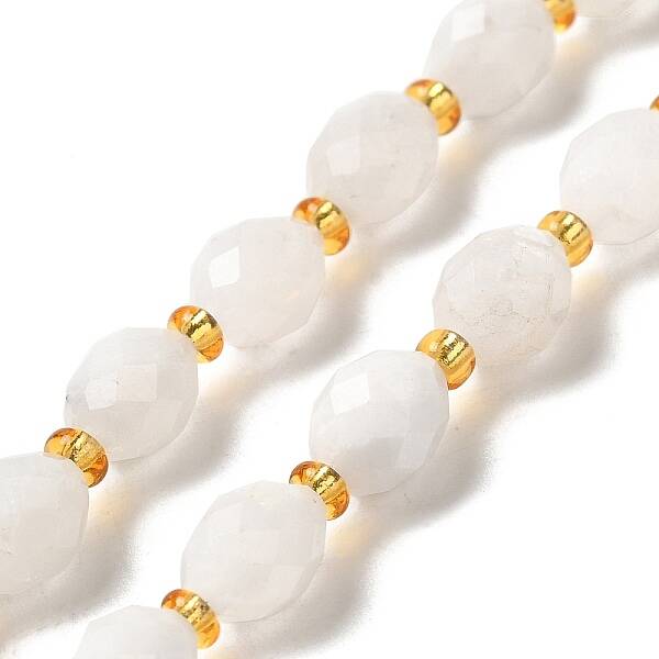Natural Rainbow Moonstone Beads Strands