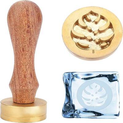 3Pcs 3 Style Golden Brass Stamp Head