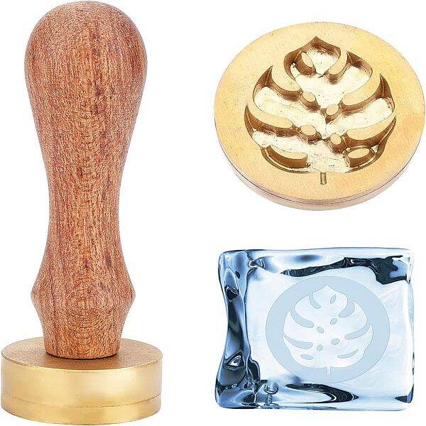 3Pcs 3 Style Golden Brass Stamp Head