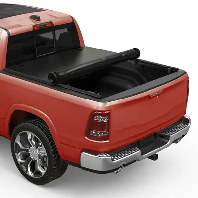 YITAMOTOR® 5.2 ft Bed Tonneau Cover Soft Roll Up for 2015-2025 Chevrolet Colorado GMC Canyon