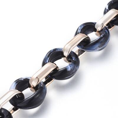Transparent Acrylic Handmade Cable Chain