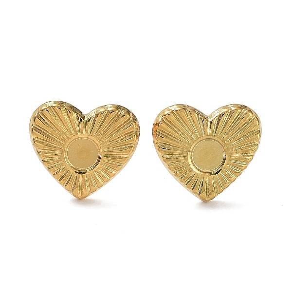 Ion Plating(IP) Rack Plating 304 Stainless Steel Stud Earring Findings