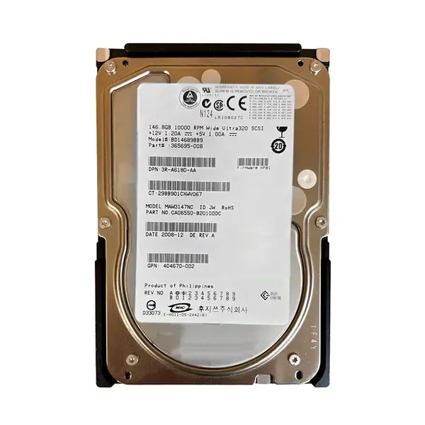 365695-008 HP 146GB Ultra-320 SCSI 10000 3.5-inch Hard Drive