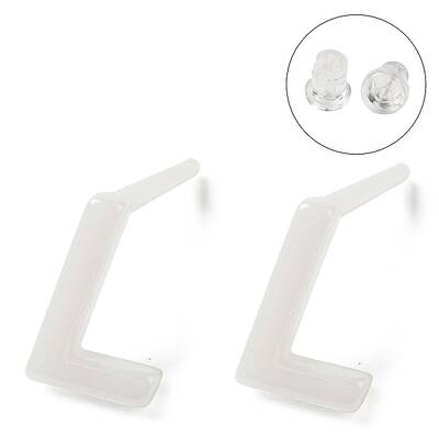 Hypoallergenic Bioceramics Zirconia Ceramic Stud Earrings