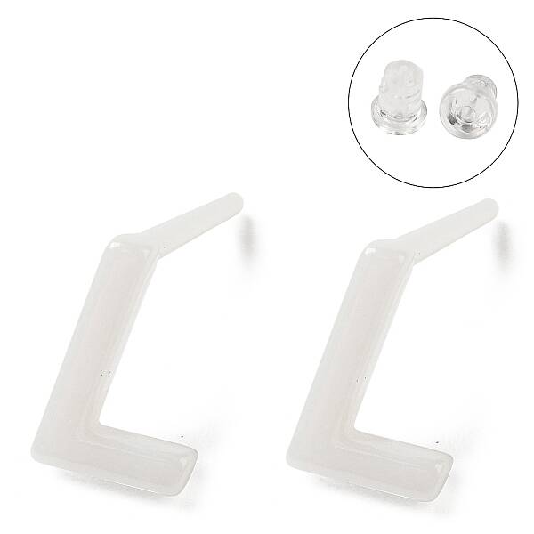 Hypoallergenic Bioceramics Zirconia Ceramic Stud Earrings