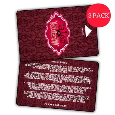 Hazbin Hotel Key Card (3 Pack)