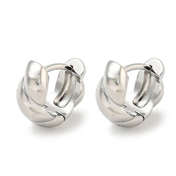 Brass Hoop Earrings