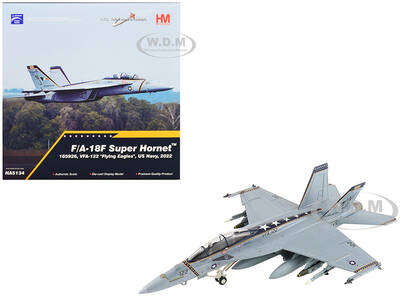 Boeing F/A-18F Super Hornet Fighter Aircraft VFA-122 Flying Eagles (2022) United States Navy Air Power Series 1/72 Diecast Mo...