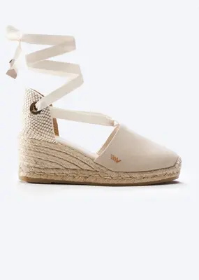 Escala Canvas Espadrille Wedges | Color: Ash Grey | Size: 8