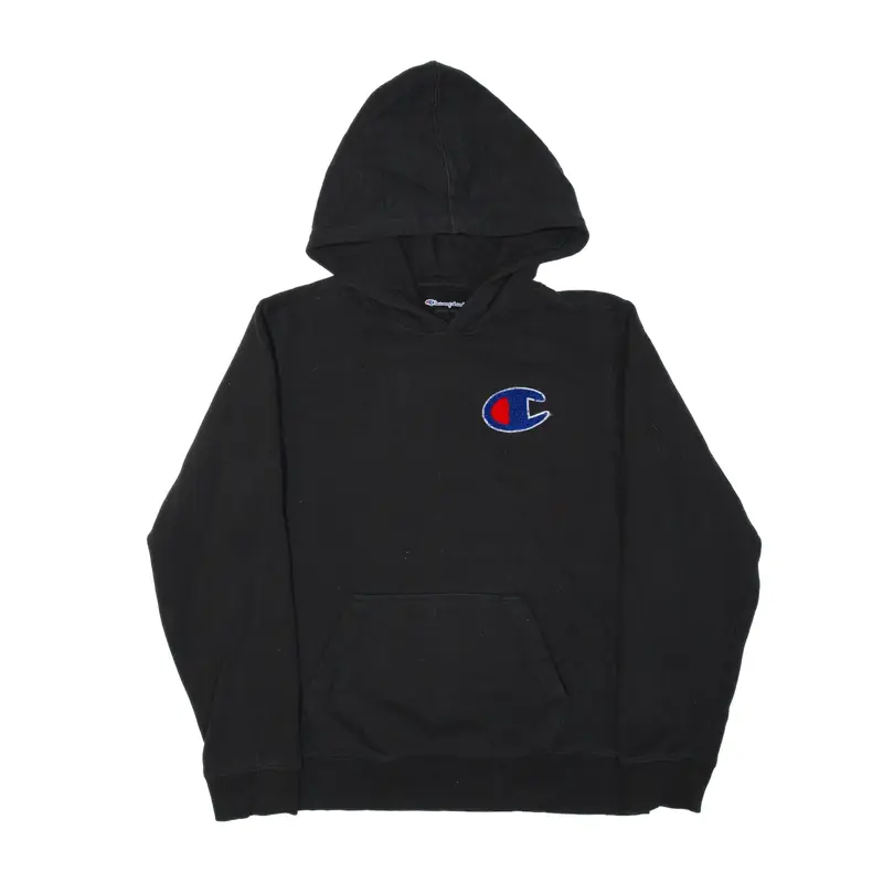 CHAMPION Hoodie Black Pullover Boys XL
