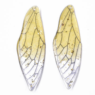 Transparent Epoxy Resin Big Pendants