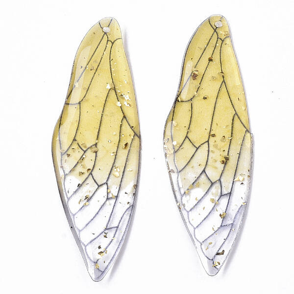 Transparent Epoxy Resin Big Pendants
