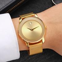 Elegant quartz watch Stainless steel strap Alloy hands Alloy women's case, waterproof, ultra-thin design, with mesh strap, gi...
