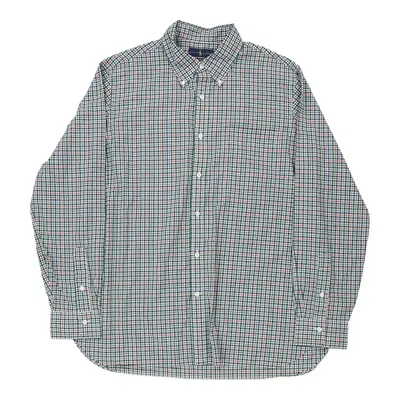 Ralph Lauren Checked Shirt - XL Green Cotton