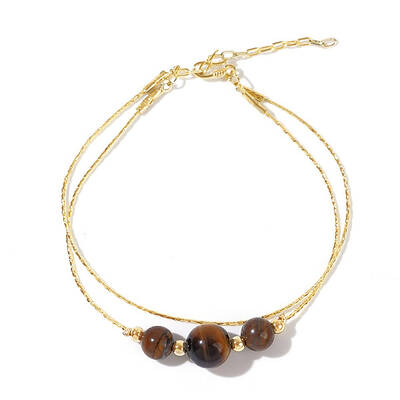 Natuarl Tiger Eye Multi-strand Bracelets