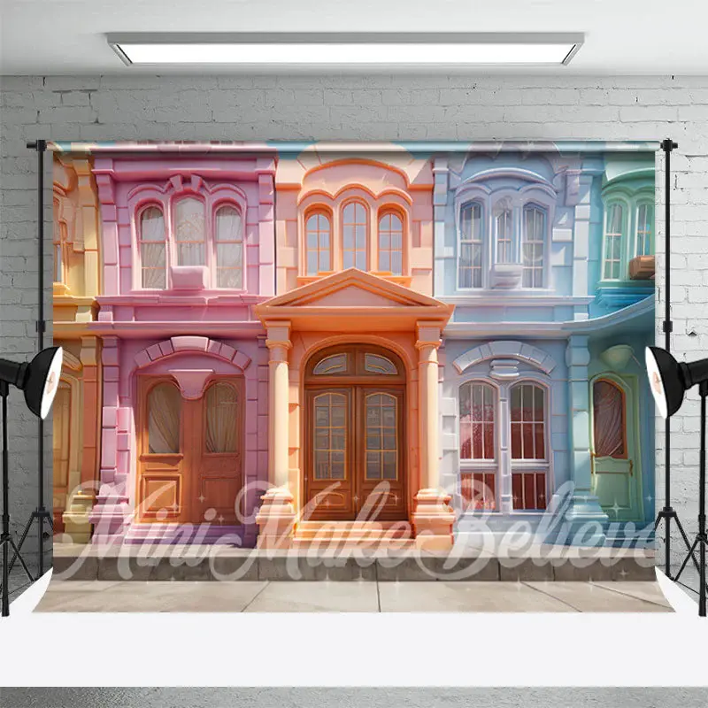 Dreamy House Birthday Cake Smash Backdrop For Photo - Aperturee