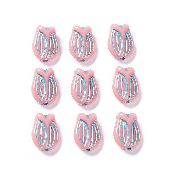 Plating Opaque Acrylic Beads