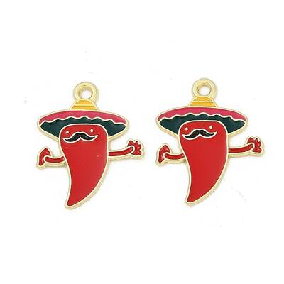 Cinco De Mayo Theme Alloy Enamel Pendants