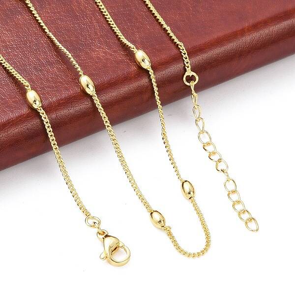 Brass Satellite Chains Necklace for Women