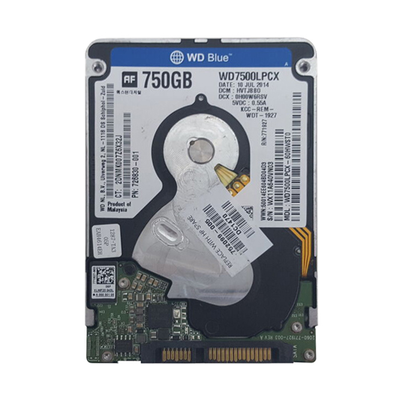 752099-005 HP 750GB 5400RPM SATA 3Gb/s 16MB Cache 2.5-inch Hard Drive