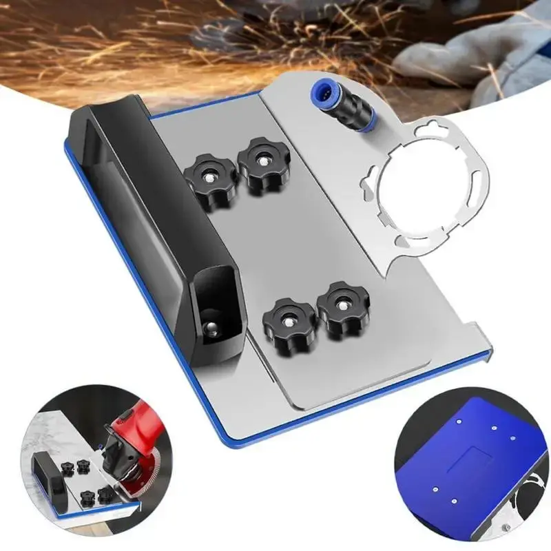 Angle Grinder Stand for Tile 45° Chamfer Cutting, 45 Degree Tile Chamfering Tool for Cutting Ceramic Stone, Adjustable Angle...