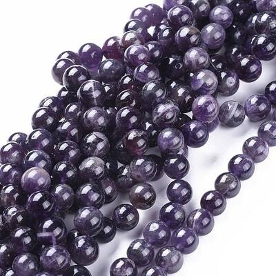 Natural Amethyst Beads Strands