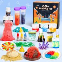 Summer Vacation Gift- Melican 60+ Science Experiment Kit for Kids Ages 5-6-7-8, STEM Learning and Educational Toys, First Sci...