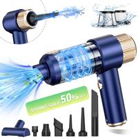Handheld Car Vacuum Cleaner,16000PA Portable Car Vacuum,120W High Power 2-in-1 Dust Collector,LED Light,Multi-Nozzle,Suitable...