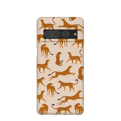 Seashell Wild Cats Google Pixel 7 Pro Case