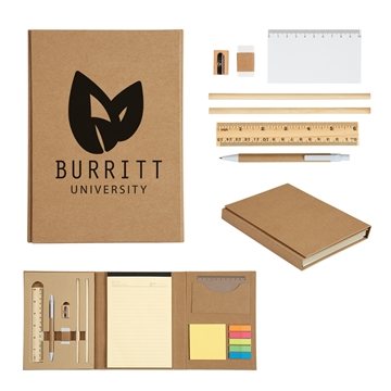25 Customized Eco-Inspired Tri-Fold Stationery Set - Multi-Tool & ...