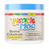 Miracle Moo Colostrum Powder | Unflavored | Grass-fed Colostrum with ImmunoLin