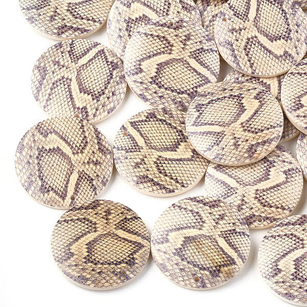 Printed Wooden Pendants