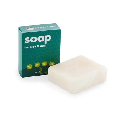 ecoLiving Handmade Soap | Size: 100g | Scent: Tea Tree and Mint